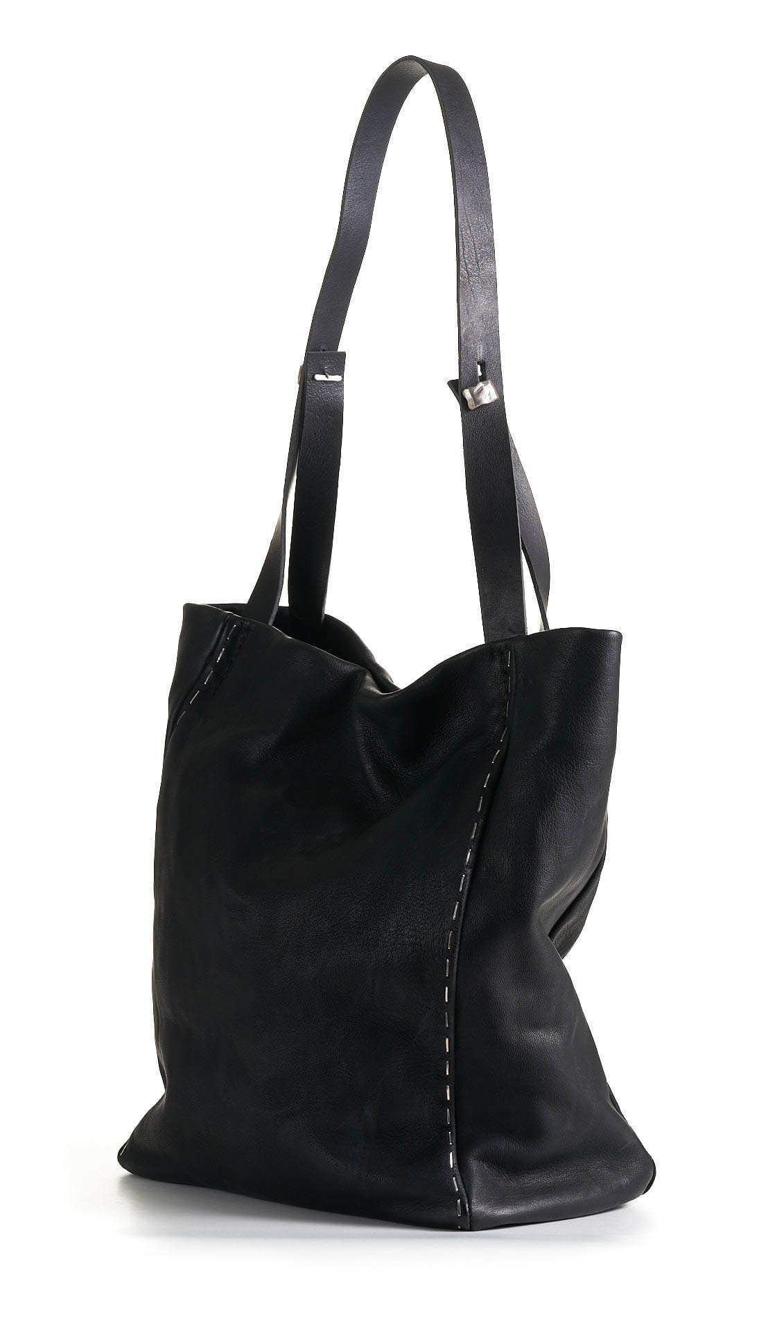 daniele basta leather and silver bags - kali foglie 45